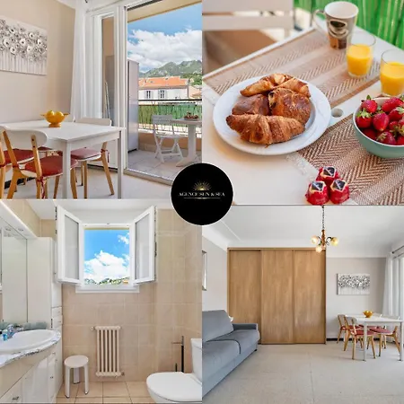 Le Felix Faure Hyper Centre Terrasse Proche Mer Apartament